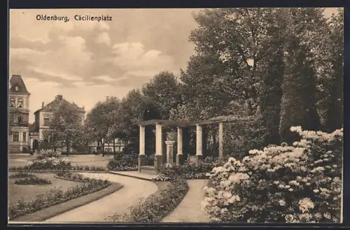 AK Oldenburg / O., Cäcilienplatz