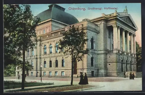 AK Oldenburg / O., Grossherzogl. Hoftheater