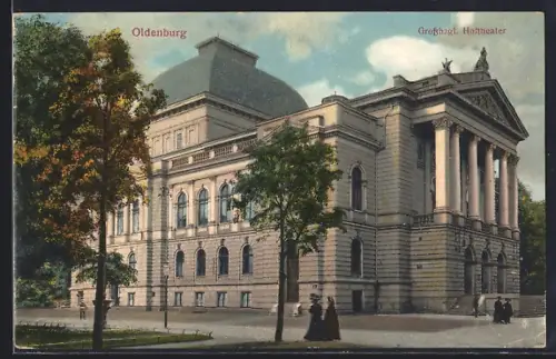 AK Oldenburg / O., Grosshzgl. Hoftheater