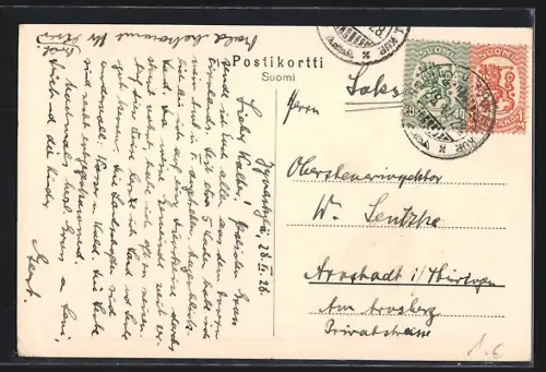 AK Jyväsklä, Strassenpartie im Ort