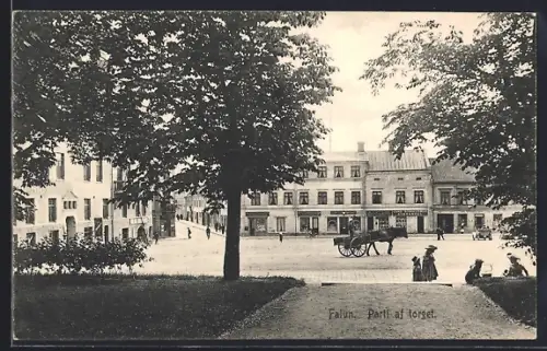 AK Falun, Parti at torget