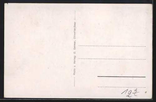 AK Ottweiler, Eingang zur Stadt, Becker-Geschäft