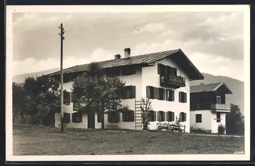 AK Schönau b. Berchtesgaden, Hotel Spornlehen, Bes. Wastl Hasenknopf
