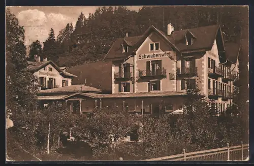 AK Berchtesgaden, Hotel Restaurant Schwabenwirt, Bes. Karlsreiter