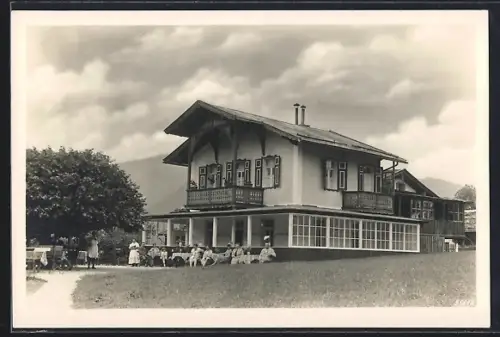 AK Schönau bei Berchtesgaden, Gasthof und Café Kohlhiesl, Inh. M. Hasenkopf