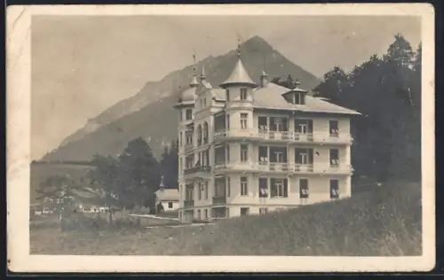 Foto-AK Stanggass /Bischofswiesen, Hotel Villa Schönfeldspitze