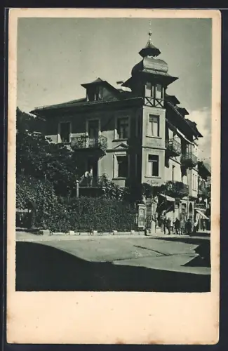 AK Berchtesgaden, Blick zum Hotel Haus Friedrichsruh