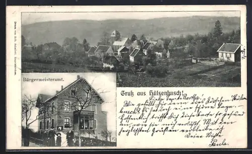 AK Hülsenbusch, Bürgermeisteramt, Ortsanpanorama