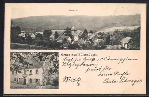 AK Hülsenbusch, Gasthaus Schwarzenberghof von B. Kleinjung