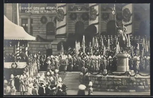 AK München, Enthüllung Denkmal Otto von Wittelsbach 1911