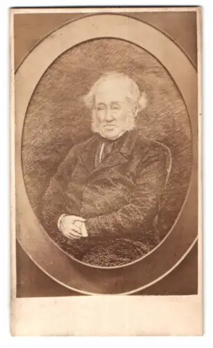 Fotografie H. Bailey, Kensington, Newland Terrace 4, Portrait eines älteren Herrn