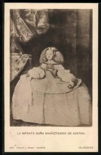AK La Infanta dona Maria Teresa de Austria, Maria Teresa von Österreich