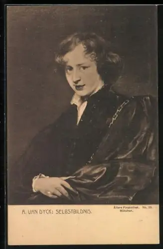 AK A. Van Dyck, Selbstbildnis