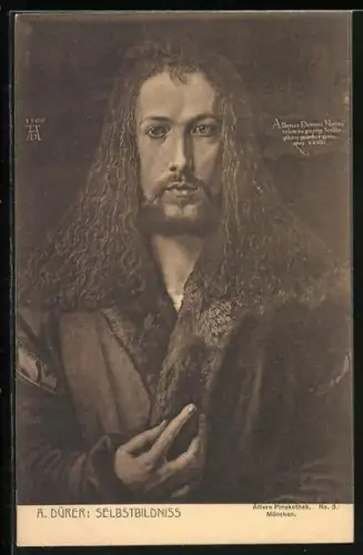 AK A. Dürer, Selbstbildnis