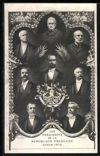 AK Les Presidents de la Republique Francaise Dupies 1870