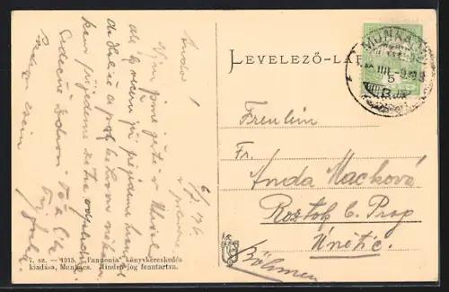 AK Munkacs, Örhegyaljai (Podhering) emlekoszlop