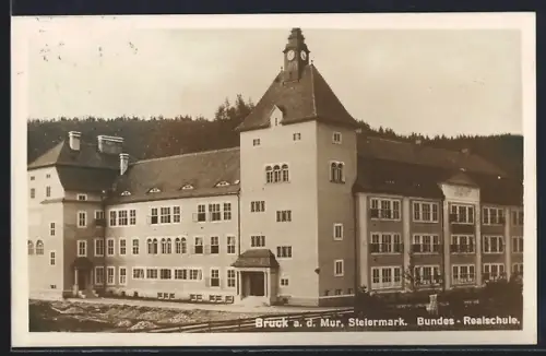 AK Bruck an der Mur, Blick auf die Bundes-Realschule
