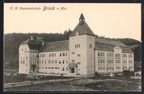 AK Bruck a. Mur, K. k. Staatsrealschule