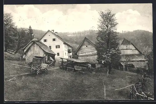 AK Turnau / Stmk., Mathias Gamsjäger Gasthaus zur schönen Aussicht