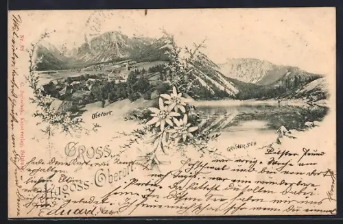 AK Tragoss-Oberort, Ortspartie und Grüner See