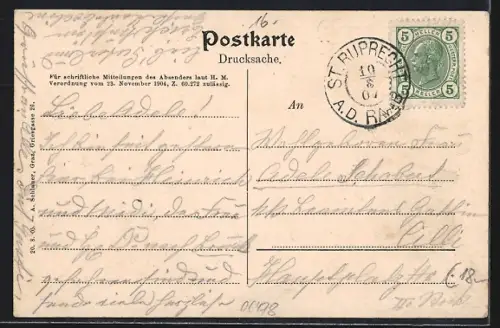 AK St. Ruprecht a. d. Raab, Marktplatz, Wallfahrtskirche Breitegg