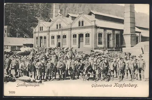 AK Kapfenberg, Sonntagsmorgen in der Gussstahlfabrik