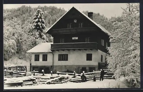 AK Schladming, Jugendherberge d. DÖAV im Winter