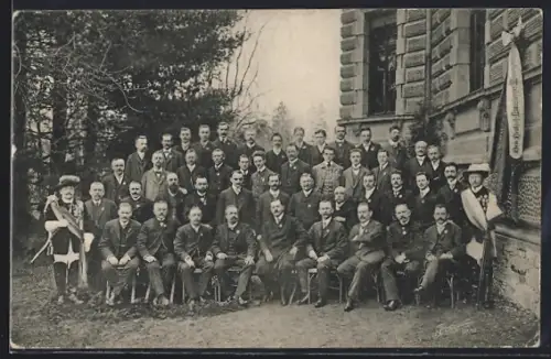 AK Deutschlandsberg, Gruppenbild des Deutsch-Landsberger-Männergesangsverein