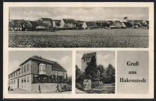 AK Hakenstedt, Gesamtansicht mit Kirche