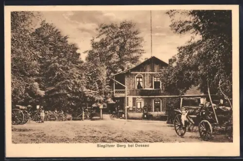 AK Dessau, Gasthaus zum Sie Berg