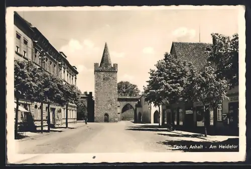 AK Zerbst / Anhalt, Am Heidetor