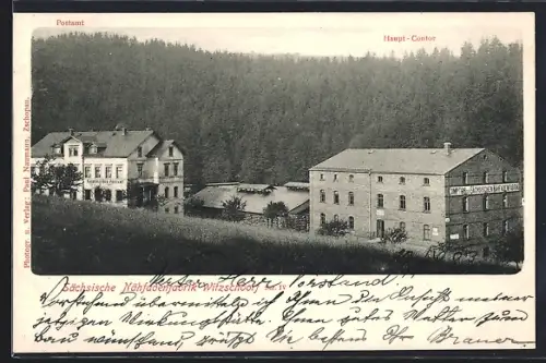AK Witzschdorf / Sa., Sächsische Nähfadenfabrik