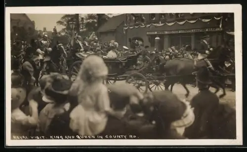 AK Liverpool, Royal Visit, King and Queen in County Rd.