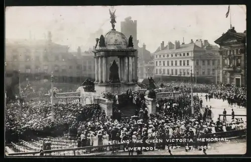 AK Liverpool, Unveiling of Queen Victoria Memorial 1906