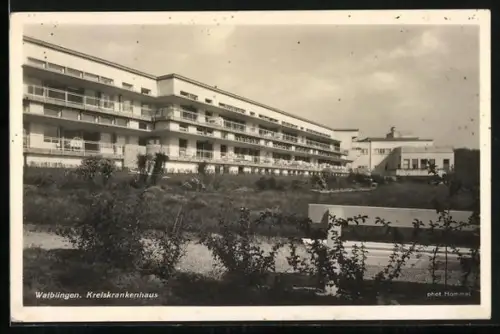 AK Waiblingen, Ansicht vom Kreiskrankenhaus