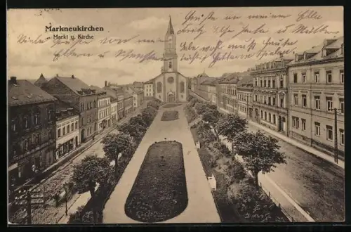 AK Markneukirchen, Markt und Kirche