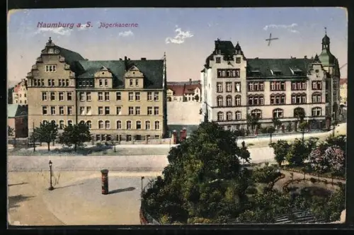AK Naumburg a. S., Partie an der Jägerkaserne