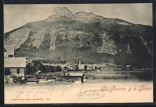 AK Alt-Aussee, Blick gegen den Loser