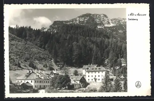 AK Altaussee, Ortsansicht aus der Vogelschau