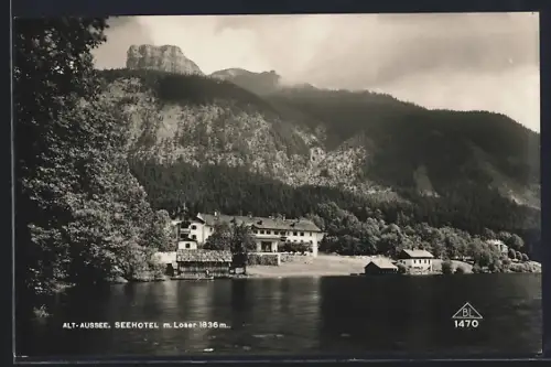 AK Alt-Aussee, Seehotel mit Loser