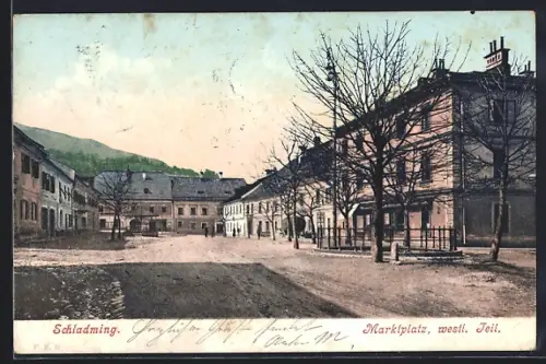 AK Schladming, Marktplatz, Westlicher Teil