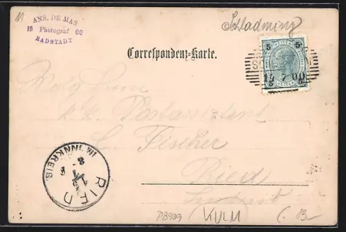 AK Ramsau, Teilansicht mit Kirche