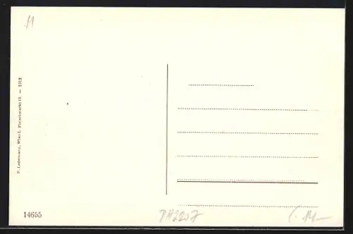 AK Ramsau /Dachstein, Platz mit Protestantischer Kirche
