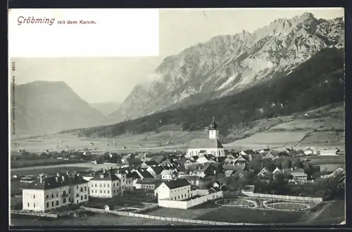 AK Gröbming, Ortsansicht mit Blick zum Kamm