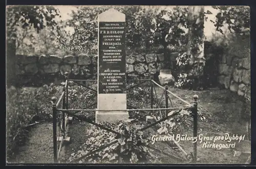 AK Kirkegaard, General Bülows Grav paa Dybbol
