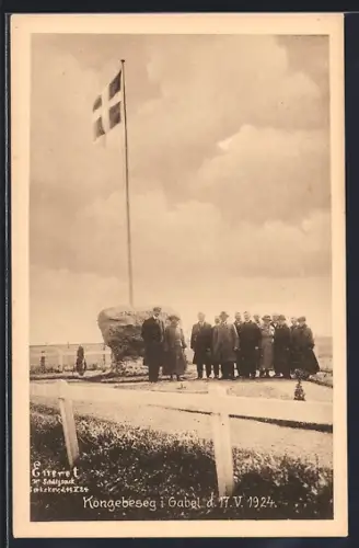 AK Gabel, Kongebesog d. 17. V. 1924