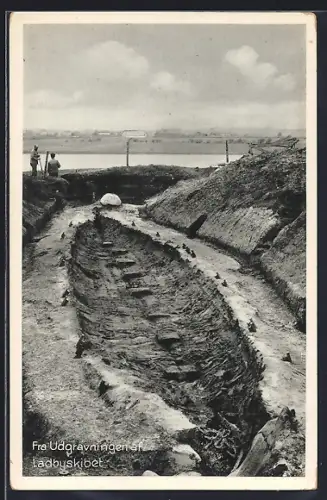 AK Ladbyskibet, Fra Udgravningen af Ladbyskibet