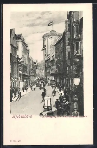 AK Kobenhavn, Kobmagergrade med Runde Taarn