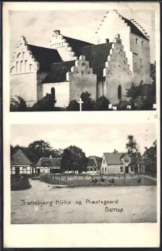 AK Samso, Tranebjerg Kirke og Praestegaard
