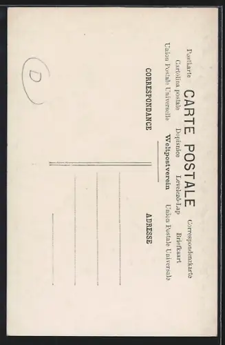 AK Sarah Bernhardt als Nonne